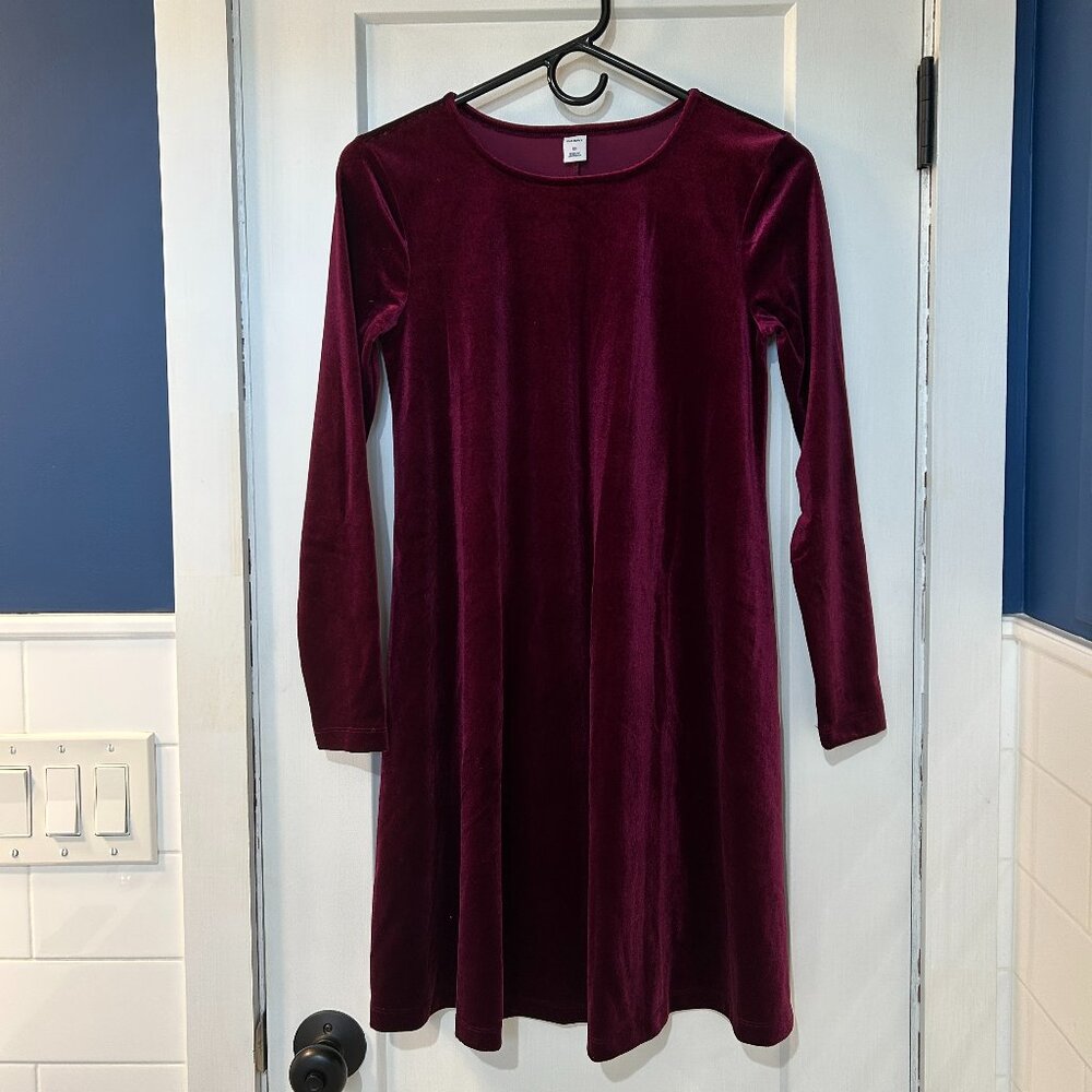 Old Navy Velour Swing Dress, XS